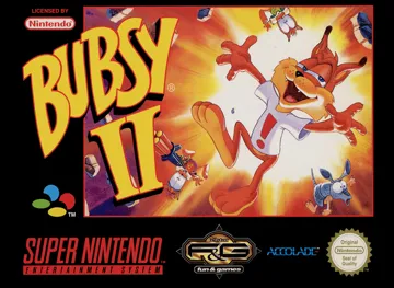 Bubsy II (Europe) box cover front